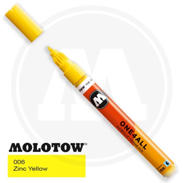 Molotow One4all Ακρυλικός Μαρκαδόρος 006 Zinc Yellow (1,5mm)