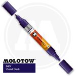 Molotow One4all Ακρυλικός Μαρκαδόρος 043 Violet Dark (TWIN 1,5 - 4 mm)
