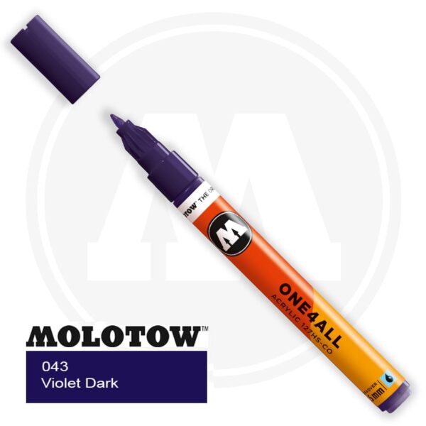 Molotow One4all Ακρυλικός Μαρκαδόρος 043 Violet Dark (1,5mm)