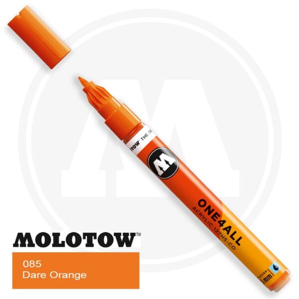 Molotow One4all Ακρυλικός Μαρκαδόρος 085 Dare Orange (1,5mm)