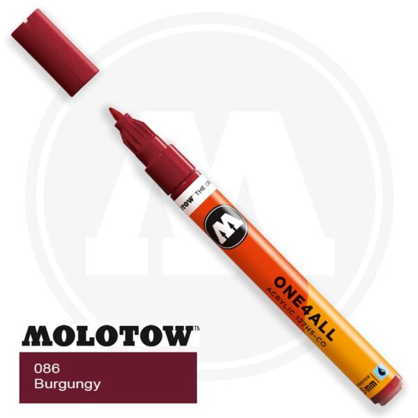 Molotow One4all Ακρυλικός Μαρκαδόρος 086 Burgundy (1,5mm)