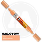 Molotow One4all Ακρυλικός Μαρκαδόρος 117 Peach Pastel (TWIN 1,5 - 4 mm)