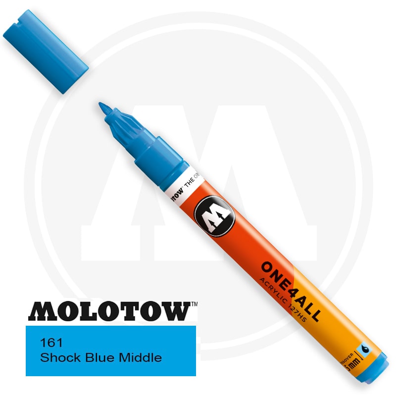 Molotow One4all Ακρυλικός Μαρκαδόρος 161 Shock Blue Middle (1,5mm)