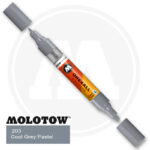 Molotow One4all Ακρυλικός Μαρκαδόρος 203 Cool Grey Pastel (TWIN 1,5 - 4 mm)