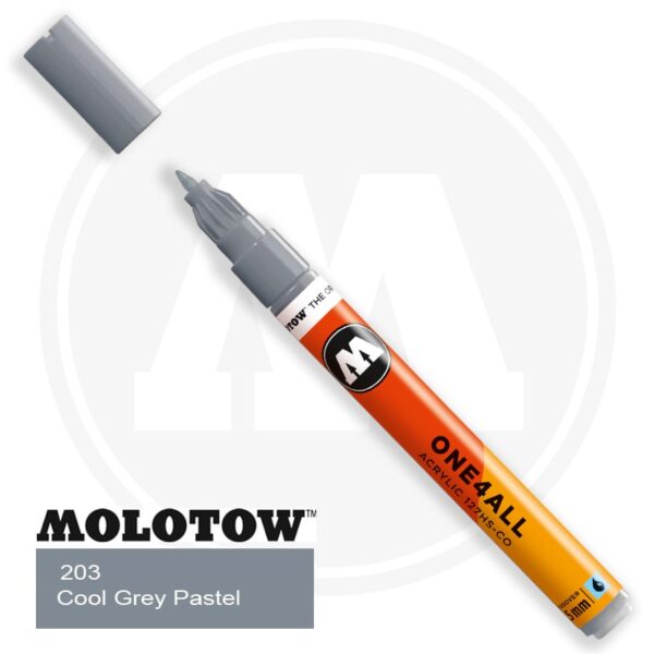 Molotow One4all Ακρυλικός Μαρκαδόρος 203 Cool Grey Pastel (1,5mm)
