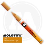 Molotow One4all Ακρυλικός Μαρκαδόρος 208 Ocher Brown Light (1,5mm)