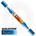 Molotow One4all Ακρυλικός Μαρκαδόρος 224 Metallic Blue (TWIN 1,5 - 4 mm)