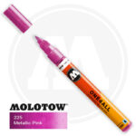Molotow One4all Ακρυλικός Μαρκαδόρος 225 Metallic Pink (1,5mm)