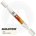 Molotow One4all Ακρυλικός Μαρκαδόρος 229 Nature White (TWIN 1,5 - 4 mm)