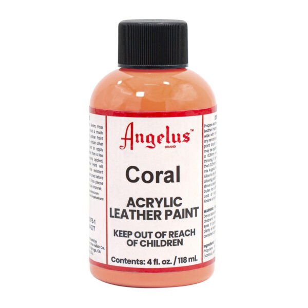 Angelus Leather Paint Coral 118ml