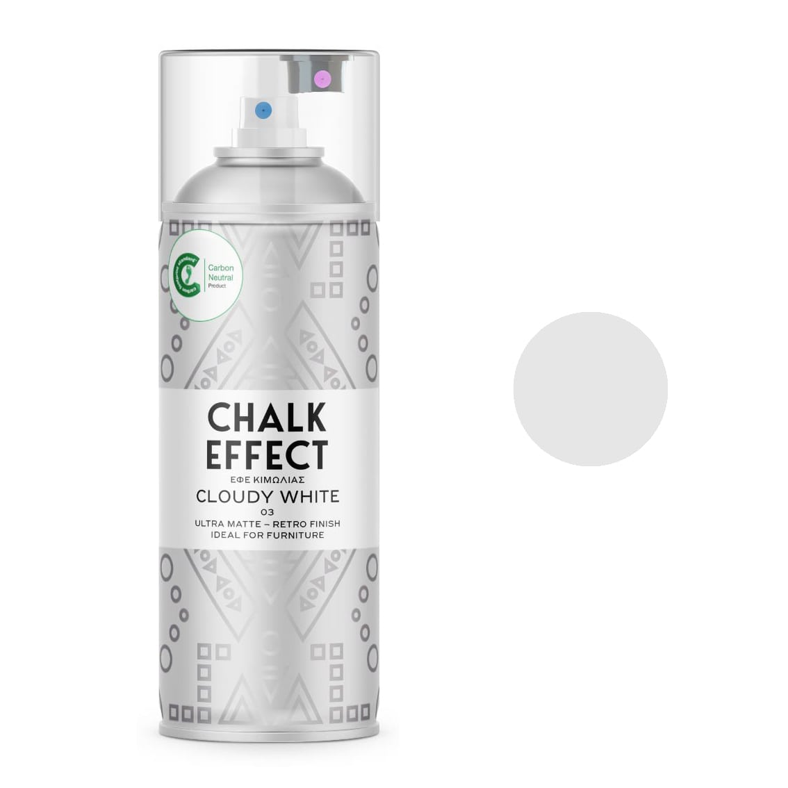 CHALK EFFECT LINE (CLOUDY WHITE) - ΣΠΡΕΫ ΓΙΑ ΕΦΕ ΚΙΜΩΛΙΑΣ N03 - CLOUDY WHITE