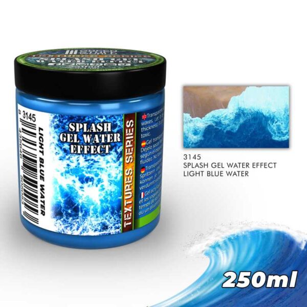 Water effect Gel (Light Blue) 250ml - Τζελ για Εφέ Νερού (Light Blue) 250ml