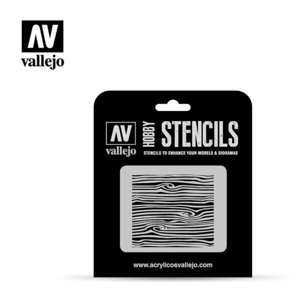 Vallejo Stencil (Wood Texture Nº2)