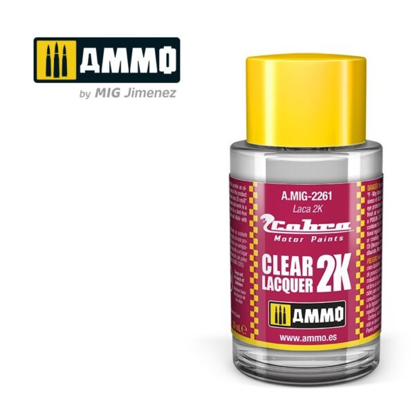 Cobra Motor Paints by AMMO - Cobra Motor Clear Lacquer 2K 30ml