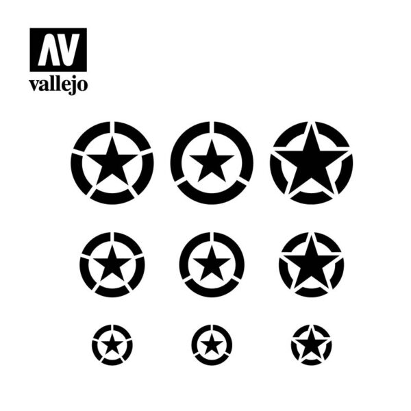 Vallejo Stencil - USAF Markings (ST-AIR004)