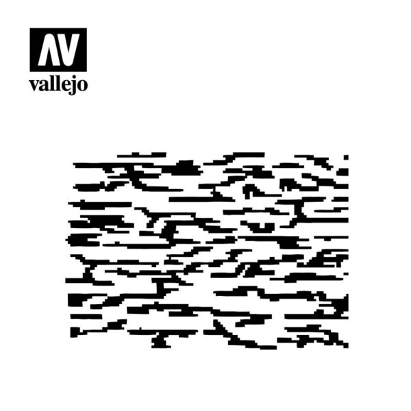 Vallejo Stencil - Pixelated Modern Camo (ST-CAM004)