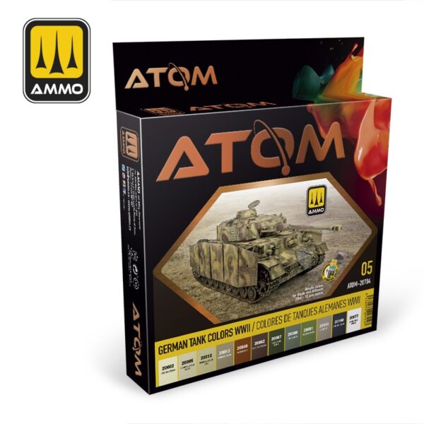 ATOM German Tank Colors WWII Set (12τεμ. των 20ml)