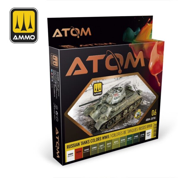 ATOM Russian Tanks Colors WWII Set (12τεμ. των 20ml)