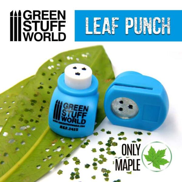 Miniature Leaf Punch MEDIUM BLUE / Κοφτάκι Φύλλων (Κλίμακας 1/35 1/43 1/48)
