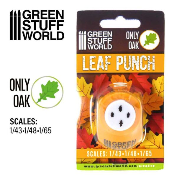 Miniature Leaf Punch ORANGE / Κοφτάκι Φύλλων (Κλίμακας 1/43 1/48 1/65)
