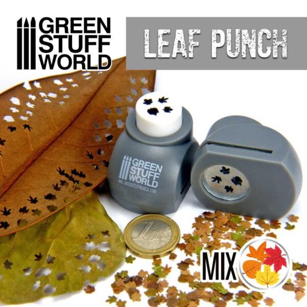Miniature Leaf Punch GREY / Κοφτάκι Φύλλων (Κλίμακας 1/35 1/43 1/48)