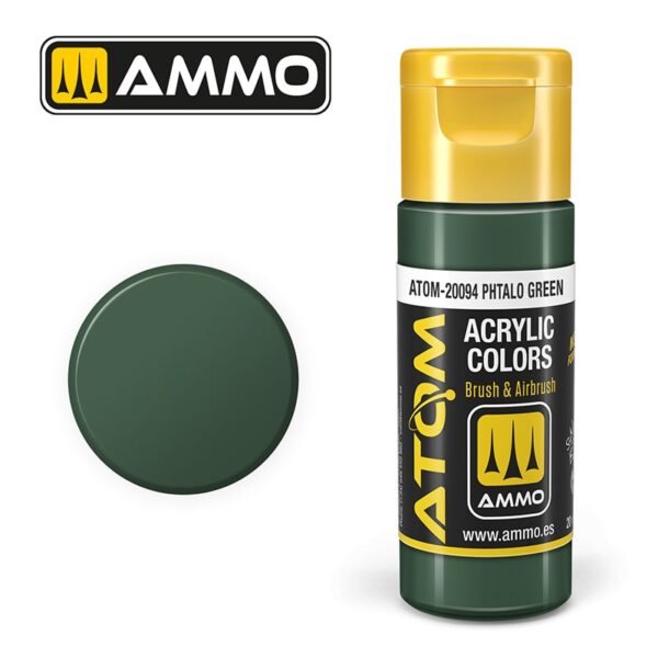 ATOM 20094 Phtalo Green 20ml