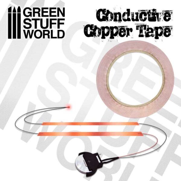 Conductive Copper Tape 6mm x 20m - Αγώγιμη Ταινία Χαλκού 6mm x 20m