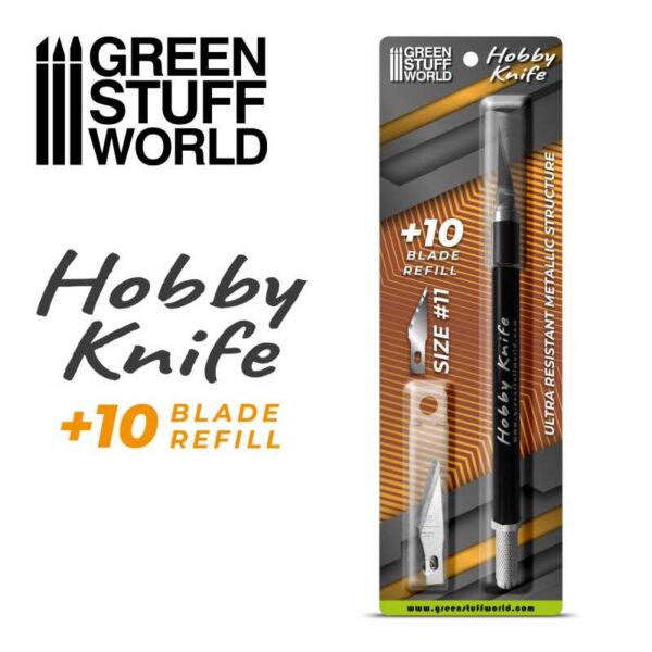 Craft Knife with 10 Spare Blades - Κοπίδι με 10 Ανταλλακτικές Λεπίδες