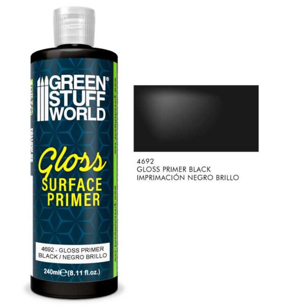 Black Gloss Surface Primer 240ml - Μαύρο Γυαλιστερό Αστάρι 240ml