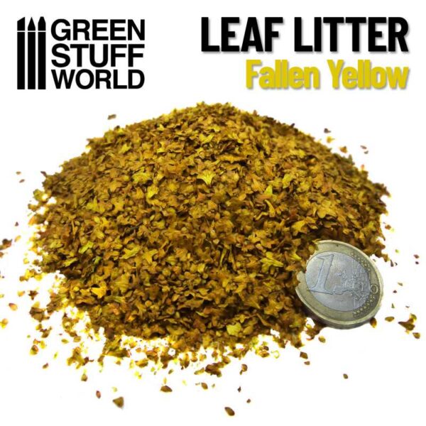 Leaf Litter FALLEN YELLOW - Κομματάκια Φύλλων (10gr.)