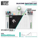 Silicone Painting Mat with Edges 600x400mm - Επιφάνεια Ζωγραφικής απο Σιλικόνη Τοιχώματα στις Άκρες 600x400mm