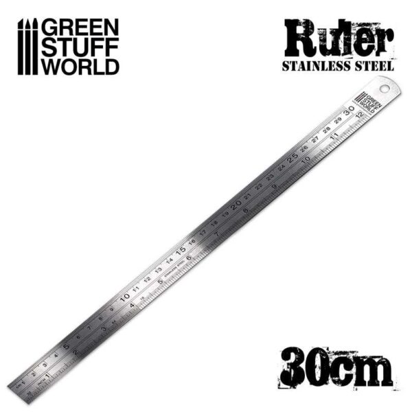 Measuring Steel Ruler - Χάρακας από Χάλυβα Μήκους 30cm