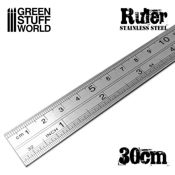 Measuring Steel Ruler - Χάρακας από Χάλυβα Μήκους 30cm