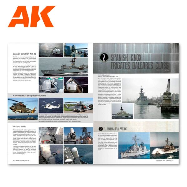 Modelling Full Ahead 1 / Knox & Baleares Class - Εκπαιδευτικό Βιβλίο Μοντελισμού για Πλοία
