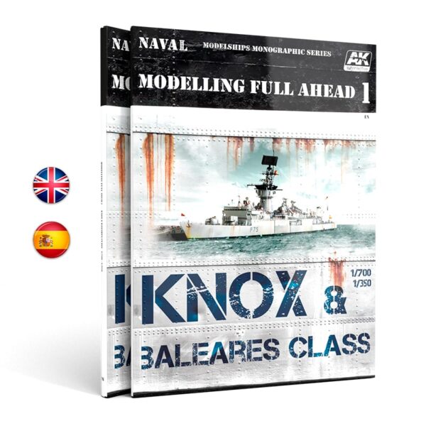 Modelling Full Ahead 1 / Knox & Baleares Class - Εκπαιδευτικό Βιβλίο Μοντελισμού για Πλοία