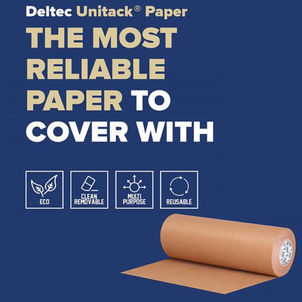 Deltec Unitack® Maskind Paper 150mm x 25m - Ειδικό Χαρτί Μασκαρίσματος Deltec Unitack® 150mm x 25m