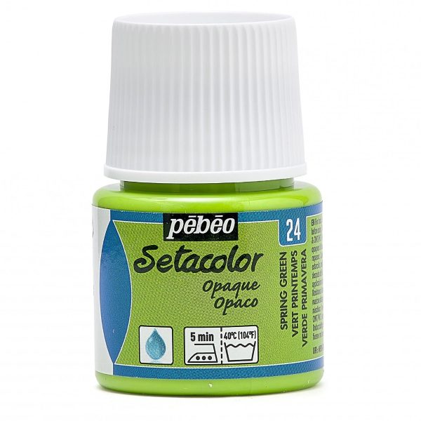 SETACOLOR OPAQUE PEBEO - SPRING GREEN (45ml)