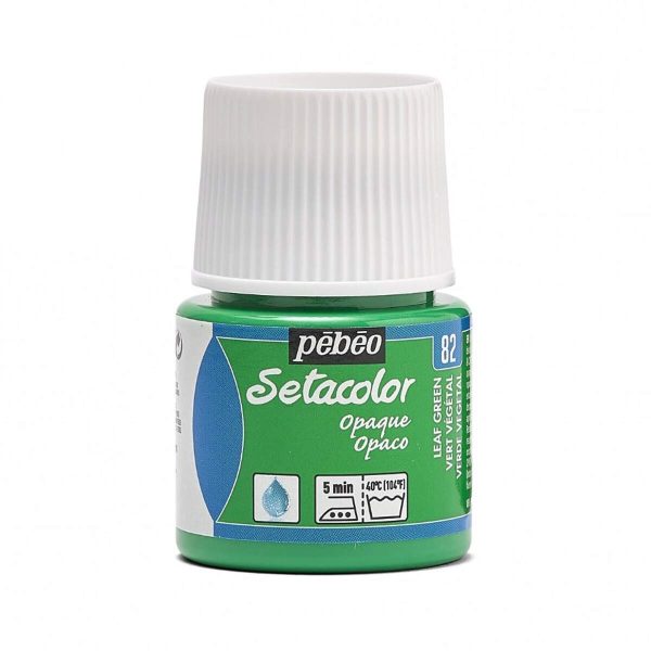 SETACOLOR OPAQUE PEBEO - LEAF GREEN (45ml)