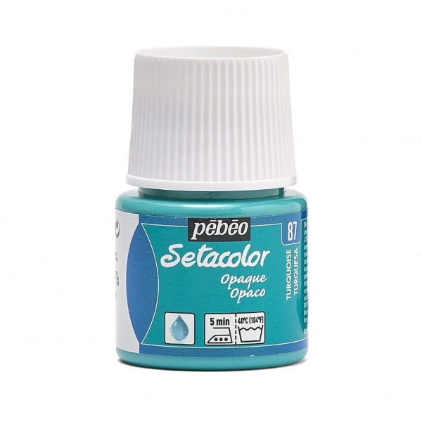 SETACOLOR OPAQUE PEBEO - TURQUOISE (45ml)