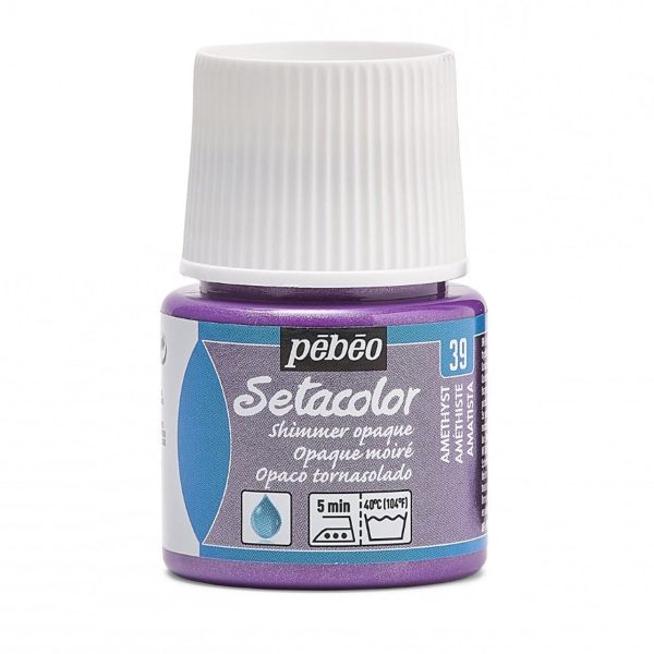 SETACOLOR SHIMMER OPAQUE PEBEO - AMETHYST (45ml)