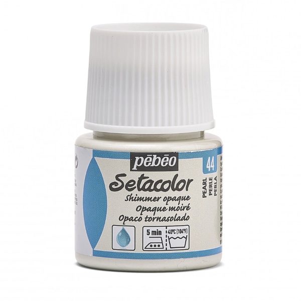 SETACOLOR SHIMMER OPAQUE PEBEO - PEARL (45ml)