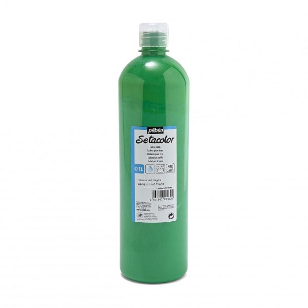 SETACOLOR OPAQUE PEBEO - LEAF GREEN (1Lt)