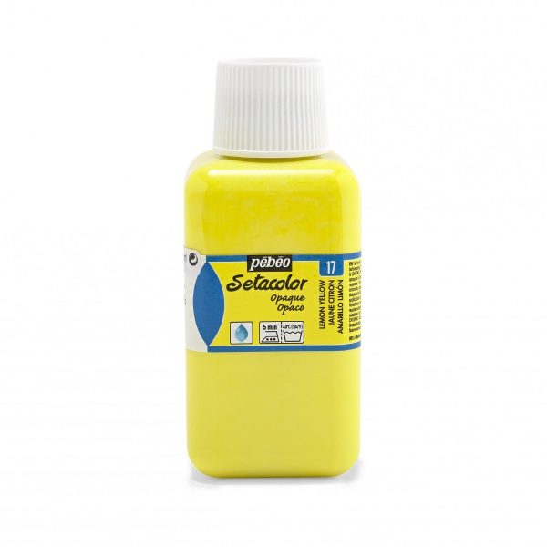 SETACOLOR OPAQUE PEBEO - LEMON YELLOW (250ml)