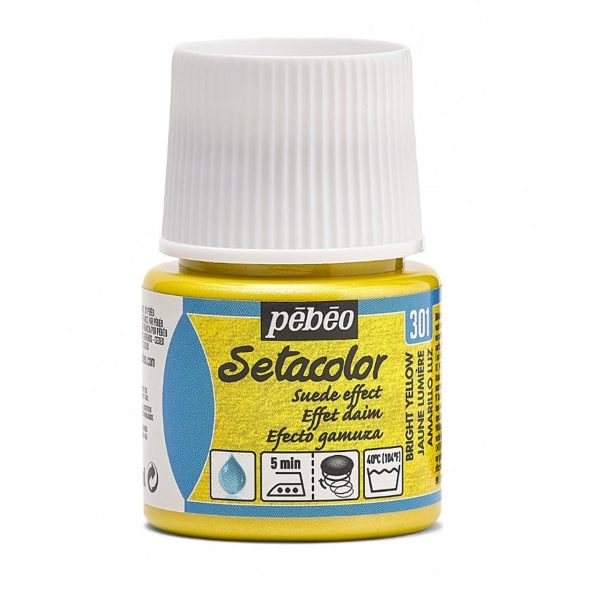 SETACOLOR SUEDE EFFECT PEBEO - YELLOW (45ml)