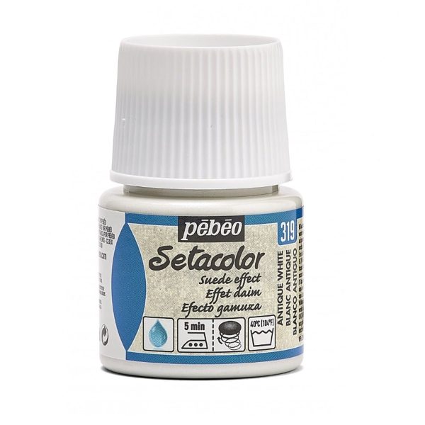 SETACOLOR SUEDE EFFECT PEBEO - ANTIQUE WHITE (45ml)