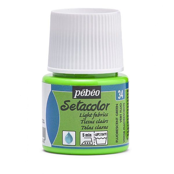 SETACOLOR LIGHT FABRIC PEBEO - FLUO GREEN (45ml)