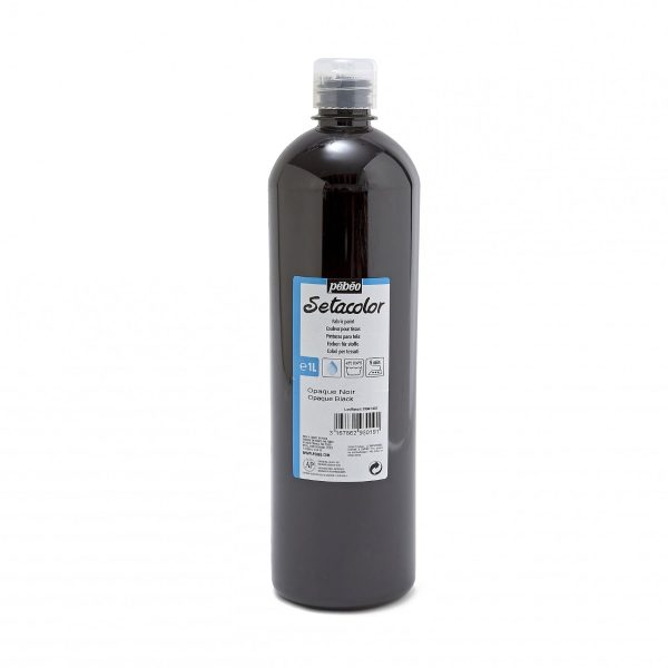 SETACOLOR OPAQUE PEBEO - BLACK (1Lt)