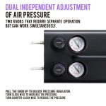 Dual Drive GT-918 Compressor Gaahleri - Κομπρεσέρ Αερογράφου Gaahleri