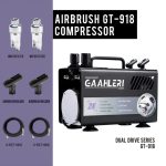 Dual Drive GT-918 Compressor Gaahleri - Κομπρεσέρ Αερογράφου Gaahleri