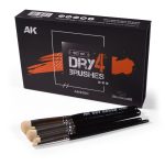 4 DRY BRUSHES SET - Σετ Πινέλων για Dry Brushing